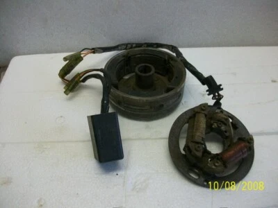 OEM 1981 Yamaha IT175 Stator Flywheel CDI IT 175 Vintage MX Ahrma Off Runner! - Image 1 of 4