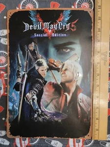 Devil May Cry 5 Special Edition PS5 Metal Tin Sign Dante, Nero, Virgil - Picture 1 of 3