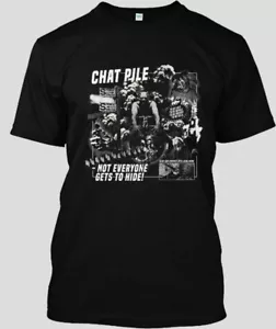 Best Seller! CHAT PILE - Weekly World News Logo Mens Black Tshirt Size S 5XL - Picture 1 of 3