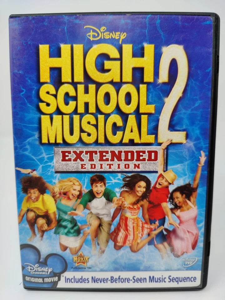High School Musical 2 DVD 2007 Vanessa Hudgens Zac Efron Disney Musical/Dance - Image 1 of 3