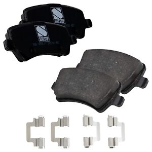 Rear NAO Brake Pad Set For 2011-2018 Volvo S60 Solid Rear Disc