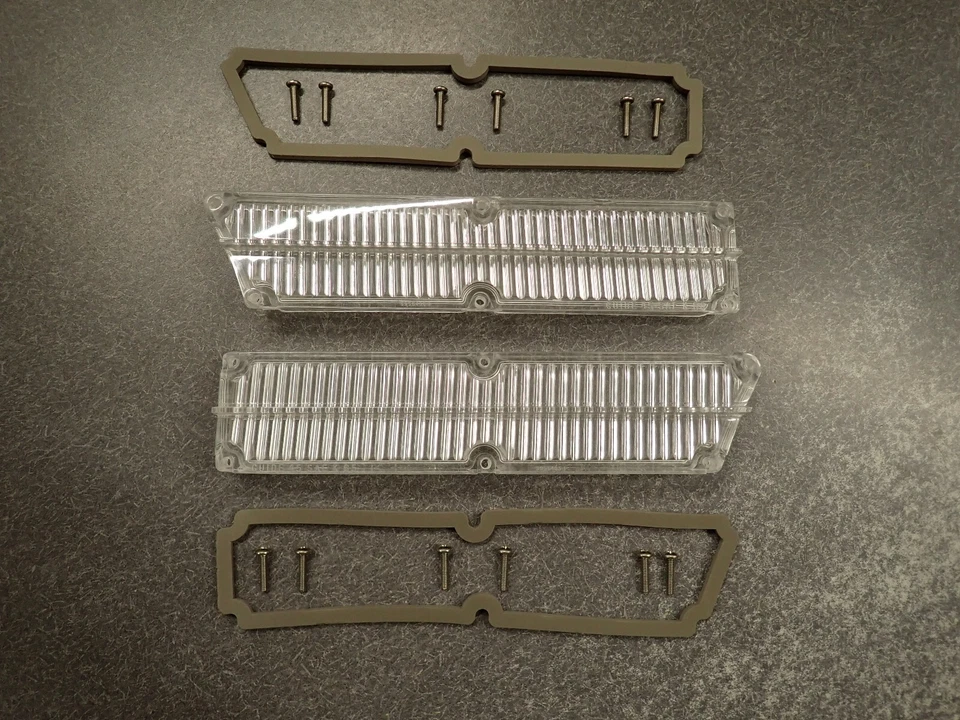1965 Buick LeSabre Wildcat Electra Cornering Light Lenses & Gaskets Side Lamp 65 - Image 1 of 4