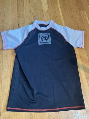 Camisa para niños Rash Guard SS Ocean Current Beach California Surf Natación Niños XL Foto 1 de 4