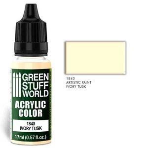 Acrylic Color IVORY TUSK - Pintura Acrilica Blanco Marfil - modelismo - Imagen 1 de 1