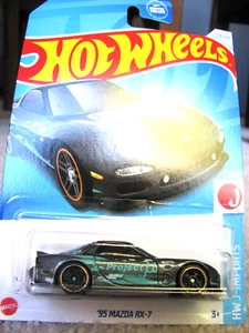 2024 Hot Wheels Kroger Exclusive Grigio Scuro '95 Mazda RX-7 - Foto 1 di 5