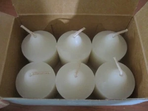 Partylite V06499 ~ 6er Set ~ NEUES BLATT & ALOE Aloe Vera WINDLICHTE ~ Neu im Karton - Bild 1 von 2