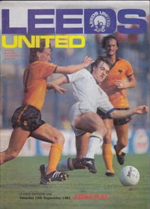 1981/82 LEEDS UNITED V ARSENAL 19-09-1981 DIVISION 1 - Picture 1 of 1