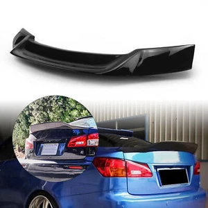 Gloss Black Rear Trunk Spoiler Lip Wing For Lexus IS250 IS350 ISF 2006-2013 ABS - Bild 1 von 11