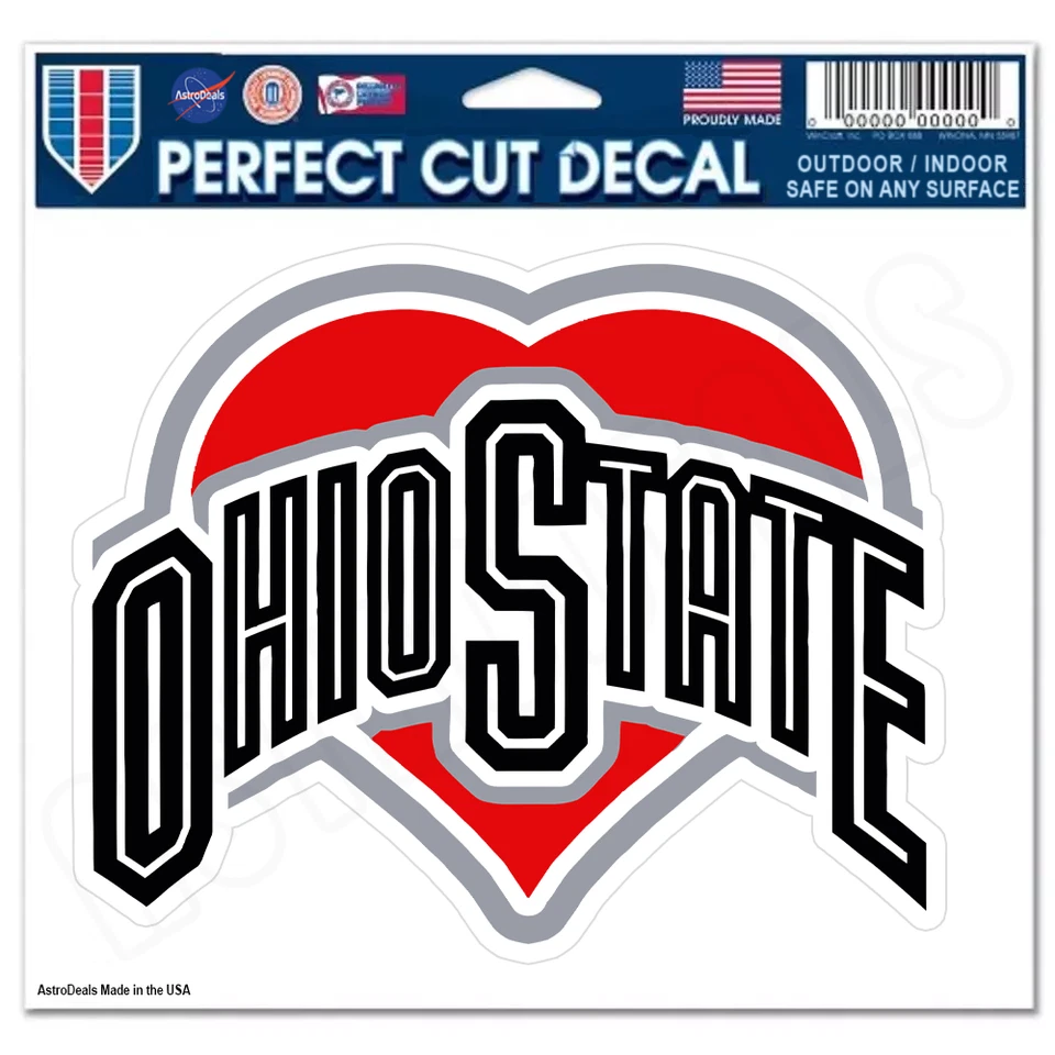 Ohio State Buckeyes Logo NCAA College Vinyl Sticker Decal *Size: 3"-12"* - Image 1 of 1