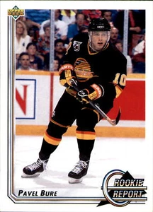 1992-93 Upper Deck #362 Pavel Bure Vancouver Canucks Rookie Report RC - Picture 1 of 2
