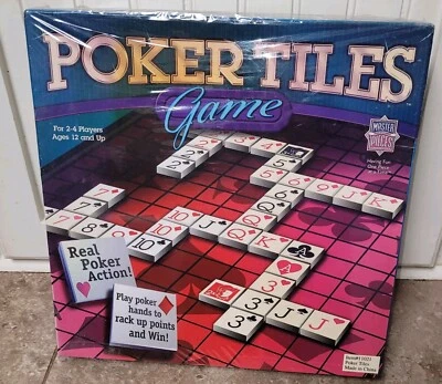 Poker Tiles Board Game 2005 MasterPieces Puzzle Co New Sealed - Image 1 of 2