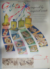 Coty Ad: Christmas Gift Sets! Cologne, Makeup ! from 1939 Size: 15 x 22 inch