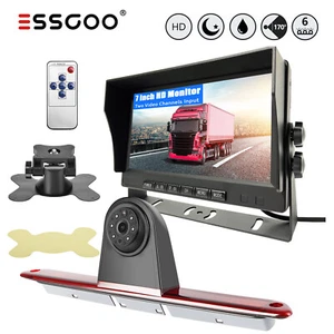 ESSGOO 7" TFT Monitor + Rückfahrkamera Bremsleuchte Für Sprinter VW Crafter W906 - Bild 1 von 14