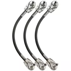 MXR DCP06 Instrument and Pedalboard Patch Cables, Right Angle, 6", 3-Pack - Picture 1 of 5