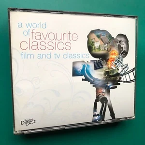 A World Of FILM AND TV CLASSICS Stage Screen Themes 3x CD Bach Mozart Puccini EX - Picture 1 of 24
