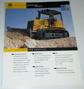New Holland DC70-H & DC80-H / LGP Crawler Dozer Specifications Brochure NH 1999 - Picture 1 of 2