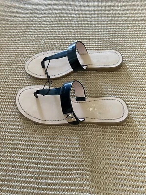 Sandalias de Tanga Kate Spade "Celeste" Negras Talla 7 Foto 1 de 3