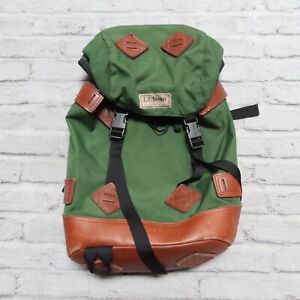 Vintage LL Bean Leather Backpack Pack