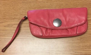 Cartera sin asas plegable de cuero Marc By Marc Jacobs, rosa - Imagen 1 de 9