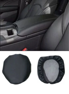 Black Leather Console Armrest Box Panel Cover Trim For Buick Lacrosse 2017-2019 - Picture 1 of 3