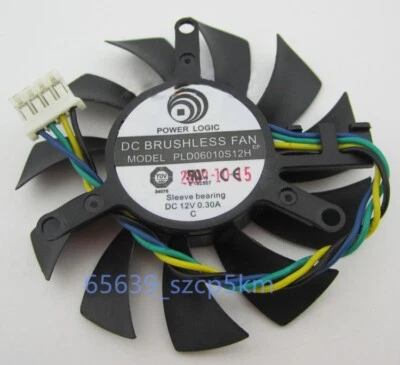 NEW Power Logic PLD06010S12H DC12V 0.3A Server Frameless 4-pin card fan - Image 1 of 4
