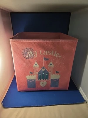 Fabric cube - My Castle (approximately 10" x 10" x 10") - Image 1 of 2