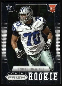 Panini Prizm Tyrone Crawford 2012 novato #296 Dallas Cowboys - Imagen 1 de 2