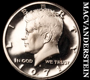 1971-S Kennedy Half Dollar-Choice Gem Proof Lustrous No Reserve #KLB3490 - Bild 1 von 2