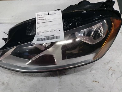 2016 Volkswagen Golf Left Headlight Assembly Red OEM 204234 104K Miles - Изображение 1 из 4