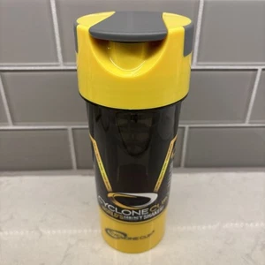 Cyclone Cup 16 oz protein shaker mixer water bottle/Snack Cup Blk/wht Tornier - Picture 1 of 6