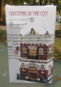 2011 Department 56 Christmas In The City #4020172 ENGINE COMPANY 10 Rare SEALED - Bild 1 von 1