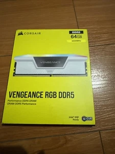 PC de escritorio CORSAIR Vengeance RGB 64 GB (2 x 32 GB) 288 pines RAM DDR5 6400 (PC5 51200) - Imagen 1 de 1