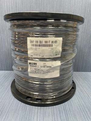 NUEVO 1000 ft Cable Belden, 5504FE 22awg 6 conductores Cable de seguridad/sonido con riel Foto 1 de 4