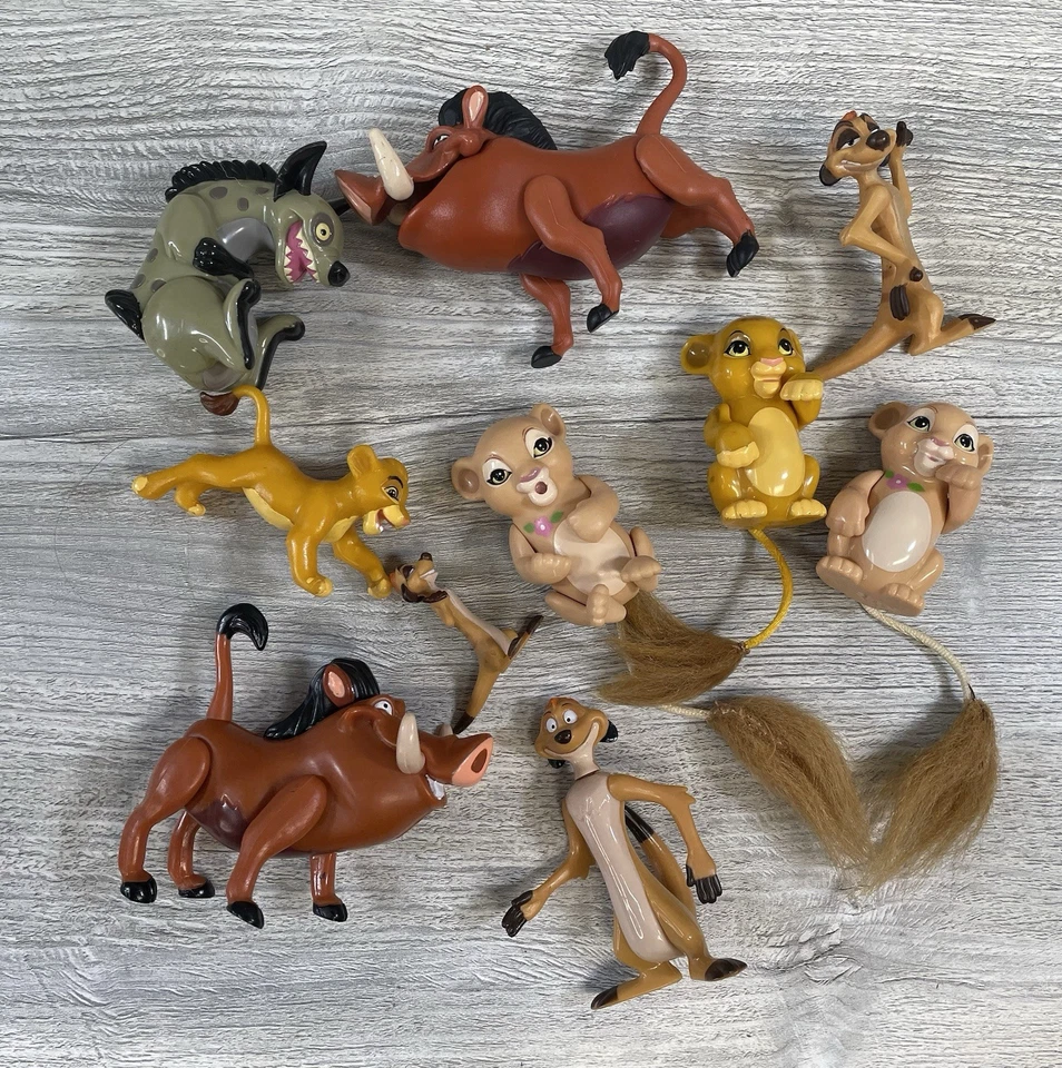 Vintage 1990s Disney The Lion King Action Figure Toy Lot - Image 1 of 1