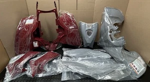 09-25 Yamaha YFZ450R FENDERS PLASTICS FRONT REAR MAROON GRAY OEM 🔥FASTSHIP🔥 - Picture 1 of 13