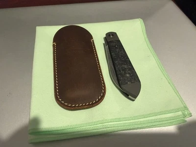 Jack Wolf ножи низкий DRAG JACK - жир углерода темно материи желтый складной нож  - Изображение 1 из 4