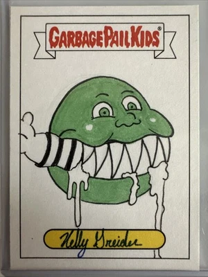 Topps Garbage Pail Kids Sketch Kelly Greider 2017 - Image 1 of 2