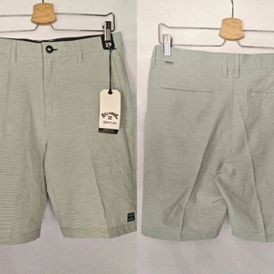 Pantalones Cortos BILLABONG Crossfire Submergibles Slub Verde Claro 29 Nuevos - Imagen 1 de 8