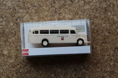 Modell Auto DDR LKW Mercedes Benz 0 3500 Bus "Marburg" 1:87 H0 41005 - Bild 1 von 4