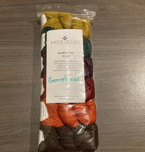 Miss Babs Six-Skein Gradient Set - 798 yards - Gemstones - Picture 1 of 3