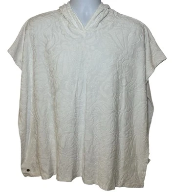 Poncho blanco Lilly Pulitzer Lyra traje de baño con capucha para niñas XL Resort Foto 1 de 4