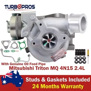 Premium Billet Turbo Charger+Oil Feed Pipe For Mitsubishi Triton MQ 4N15 2.4L - Bild 1 von 18