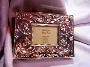 GOGINGER SILVER ART- SILVER PLATED HOLDS 1006X4'' PHOTO ALBUM - Picture 1 of 2
