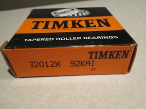 TIMKEN TAPERED ROLLER BEARING 32012X 92KA1 (NEW) - Picture 1 of 4