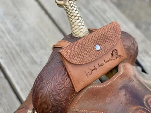 Custom Horse Saddle Bag, Original Design, Cell Phone Holder, Horse Stuff & Gifts - Picture 1 of 6