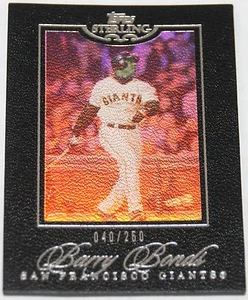 2006 TOPPS STERLING BASEBALL #14 BARRY BONDS SAN FRANCISCO GIANTS #d /250 - Picture 1 of 2