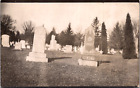 Cemetery RPPC BEATY gravemarker Mason symbol Veteran star unusual subject