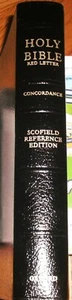 Holy Bible KJV Oxford Scofield Reference Edition Leather Indexed, copyright 1945 - Picture 1 of 3