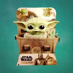 Nuevo Star Wars Mandalorian 11 pulgadas niño Grogu con sonido bebé Yoda y bolso - Imagen 1 de 3