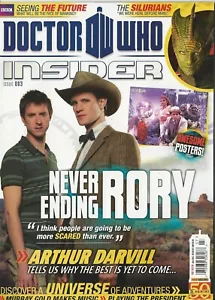 Doctor Who Insider Magazine 003 July 2011 Arthur Darvil Silurians Rory NM - Foto 1 di 1